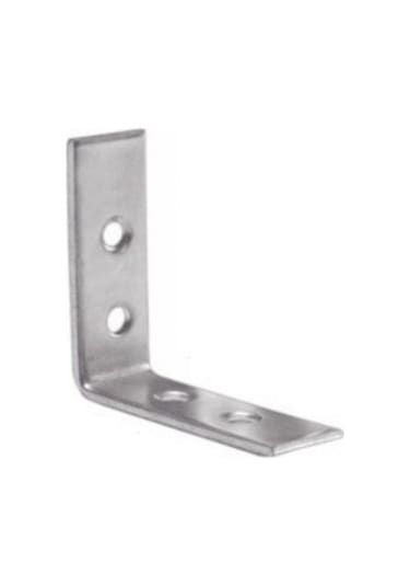 Köşe Bağlantı Metal 15 55 55 10'lu Gümüş