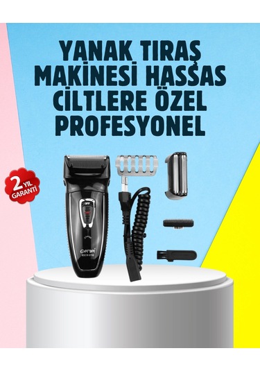 Çift Başlıklı Taşınabilir Tıraş Cihazı