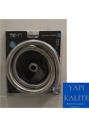 Yapi Kalite Duş Spiral Hortumu ( 150-190Cm) Krom Duş Zinciri 5400 Krom