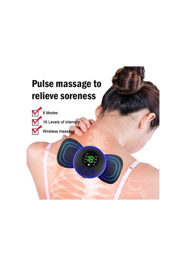 Megazone Şarj Edilebilir Ems Mini Vücut Masajı Taşınabilir Ve Şarj Edilebilir Mikro Akım Mini Boyun Masajı Elektrikli Mesaj Cihazı Pakistan'da Çok Renkli