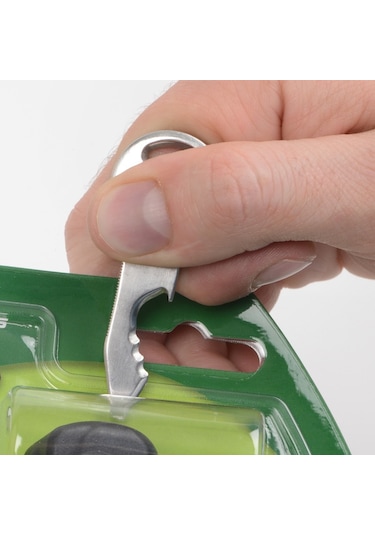 Nite Ize Doohickey Kurakafa Çok Amaçlı Çelik Anahtarlık Aparatı Gri