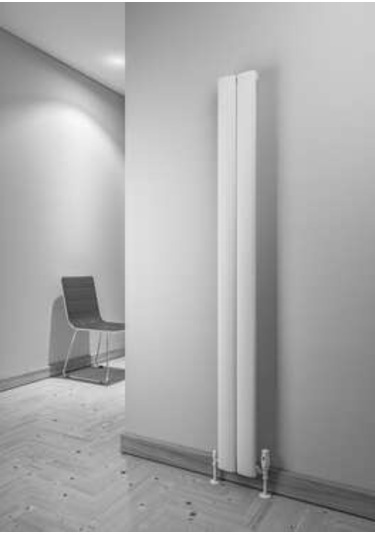 Warma Serez Dikey Alüminyum Radyatör 185x1800 Pütürlü Antrasit 7946