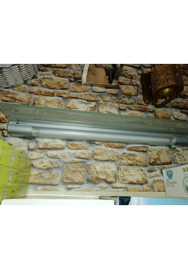 Dekoratif Camlı 13W Armatür Beyaz