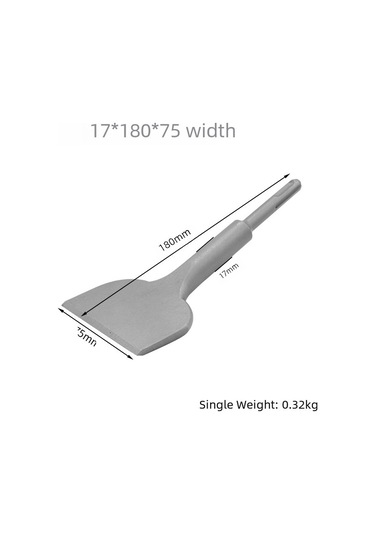 Xiyyadms Beton Ve Duvar Kazıma İçin Çift Yuva Yuvarlak Saplı Geniş Uçlu Darbeli Matkap Ucu 17 280 75mm