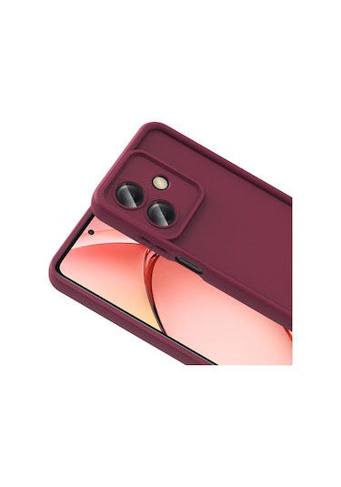 Oppo A3 Kılıf Kamera Korumalı Zore Ananas Kapak Mürdüm