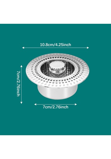 Suntek Lavabo Basın Çekirdek Tahliye Kolaylık Etkili Yedek Gümüş