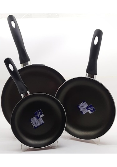 Mehtap 3 Lü Teflon Tava Seti 18+22+26 Cm 001