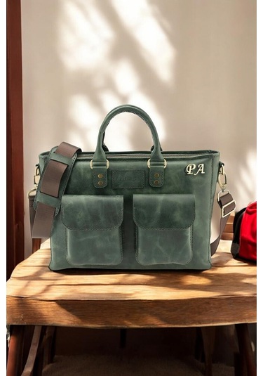 Evrak / Laptop Çantası - Haki-125253 Siyah