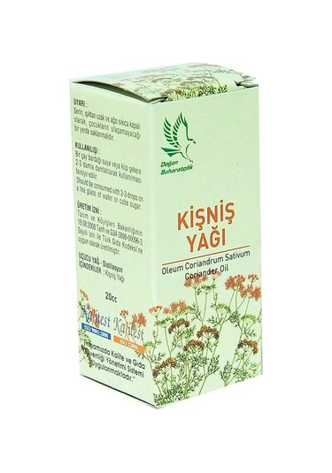 Doğan Baharatçılık Kişniş Yağı 20 ML