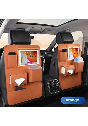 Xuweiwei Black Universal Araç Koltuğu Düzenleyici Çok Cepli Dayanıklı Depolama Çantası