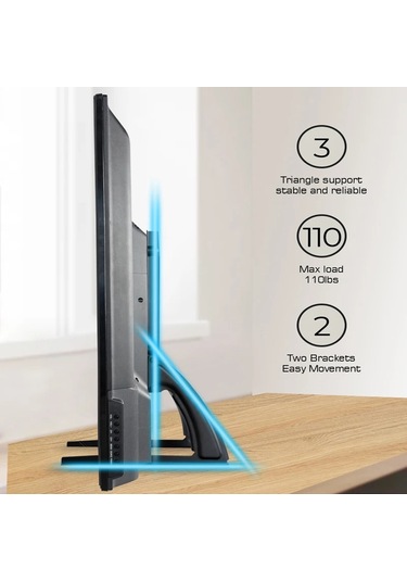 Lcd Tv Evrensel Masaüstü Tv Standı Tv Düz Ve Kavisli Ekran