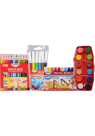 Fatih Öğrenci Boyama Seti 4'lü