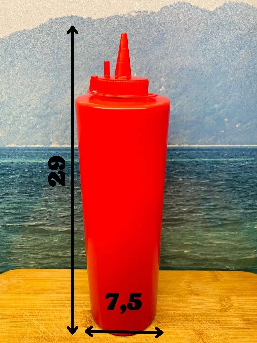 Perfect Shop Salata Sosu Kabı Plastik. Sos Şişesi. 136748435 Gri