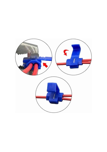 Kilitli Scotch Kablo Birleştirici Kablo Ekleme Bağlantı Aparatı