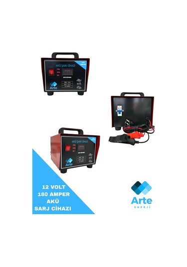 Arte Akü Şarj Cihazı 12 Volt 180 Amper