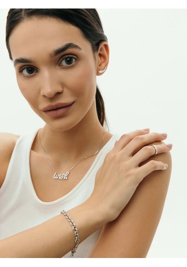 Fly Jewelry 925 Ayar Gümüş Falanks Yüzüğü 208760274 Gri