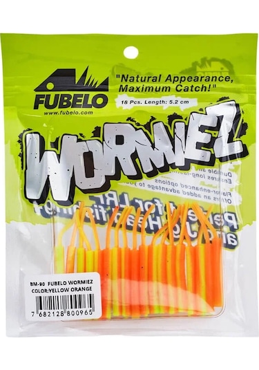 Fubelo Wormiez 5.2 Cm Lrf Silikon Yem Yellow Orange
