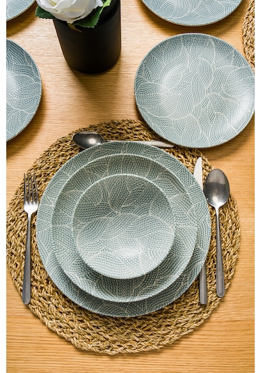 Gobelin Grey 6 Kişilik 24 Parça Porselen Yemek Seti