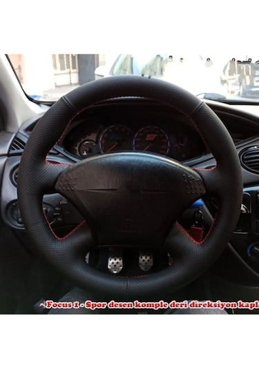 Ford Focus 1 1999-2004 Araca Özel Direksiyon Kılıfı Siyah