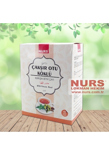 Nurs Çakşır Otu Köklü Karışık Bitki Çayı Süzen Poşet 42'li