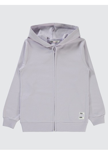 Civil Girls Kız Çocuk Hırka 6-9 Yaş Galaktik Leylak Galaktik Leylak Lila