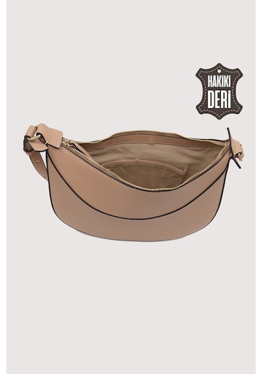 Hakiki Deri Pudra Omuz Çantası Pudra Smr9416 Pudra