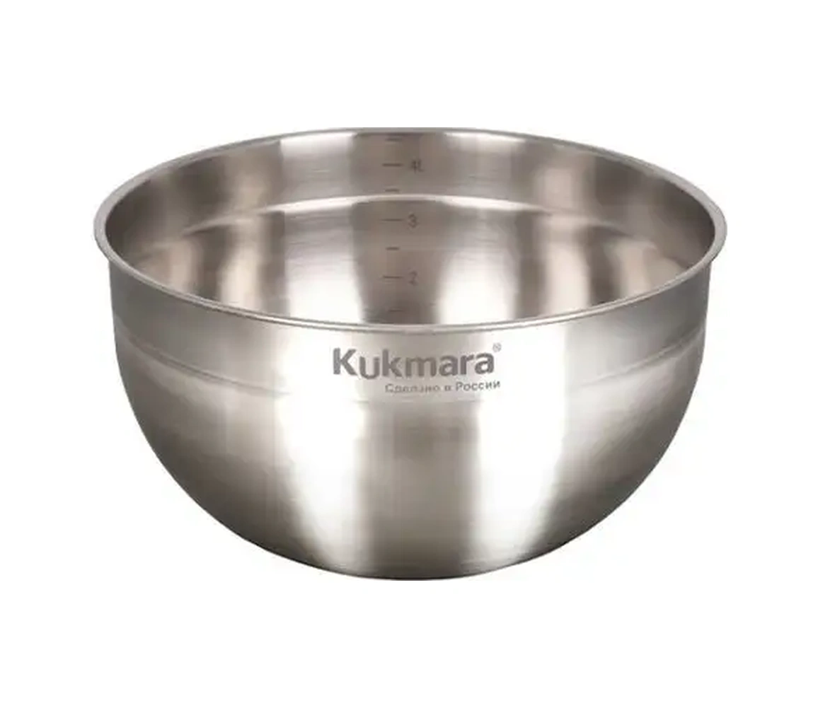 Kukmara Paslanmaz Çelik Kasesi 4,9 Litre, Büyük Salata Kasası 163408585