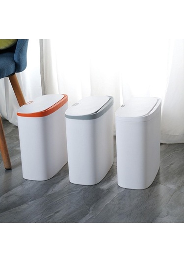 Pazly Suntek Mutfak Kutusu Için Geri Ev Çöp Beyaz Beyaz Banyo Akıllı Gq Beyaz