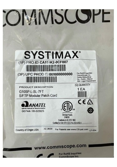Cat 7 S/ftp Patch Cord 2 Metre