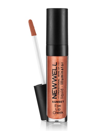 New Well Liquid Illuminator 3 İn 1 Aydınlatıcı Allık 6 ML Sunset