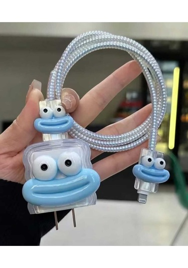 Iphone 18w/20w Uyumlu Şarj Kablosu Ucu Ve Şarj Başlığı Kılıfı