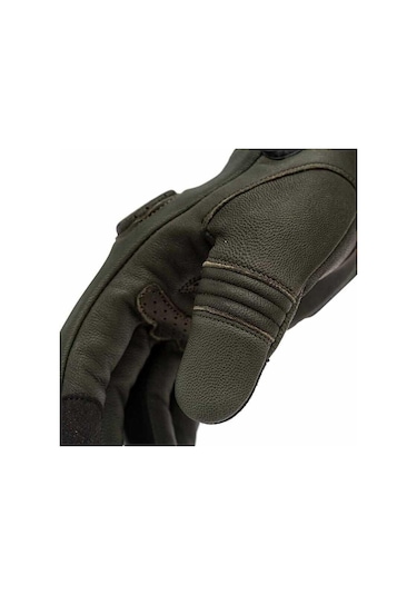 Tucano Urbano Gig Pro Deri Motosiklet Eldiveni Koyu Yeşil