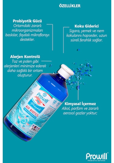 Airbiotics Probiyotikli Mikro Flora Dengeleyici Sprey 300ml + 1l Set