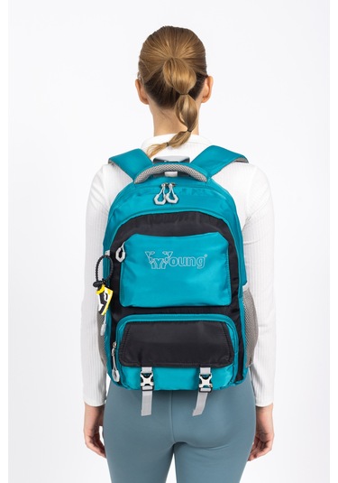 Şehir Hayatına Uyumlu Hafif Okul Sırt Çantası Günlük Kullanımda Maksimum Pratiklik - Mavi MAvi