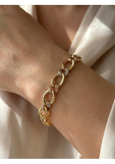 14 Ayar Altın Bileklik 10,28 Gr Açık Sarı