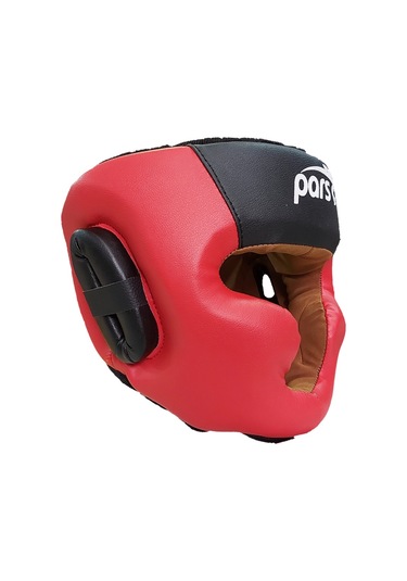 Parsspor Pars Protec Tam Koruyucu Kapalı Antrenman Kaskı Siyah-Kırmızı