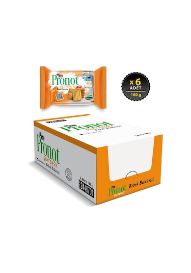 Eti Pronot Glutensiz Bebek Bisküvisi 6 x 180 G