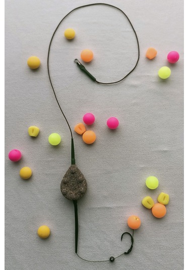 Gezer Inline Kurşunlu Sazan Takımı 14 Mm Turuncu Pop Up'lı