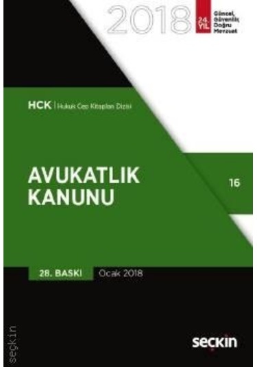Avukatlık Kanunu Remzi Özmen Cep Kitap N11.548