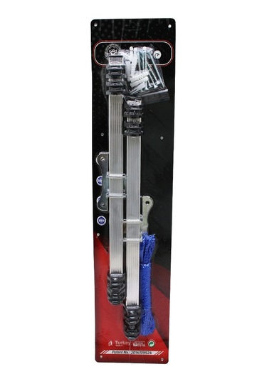 Vese Tks-03 Balkon İçi Makaralı Çamaşır Askısı Go50607901080 Ahşap - Siyah