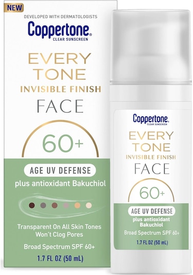 Coppertone Every Tone Spf60+ Age Uv Defense Şeffaf Yüz Güneş Kremi 50ml