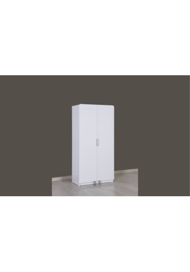 Sefa Home 2 Kapaklı Kiler Dolabı Beyaz