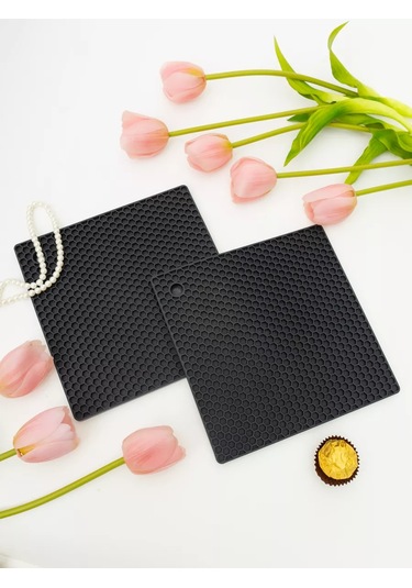 Arrıchi Sıcak Yemekler İçin Mutfak Silikon Standı 215923955 Siyah