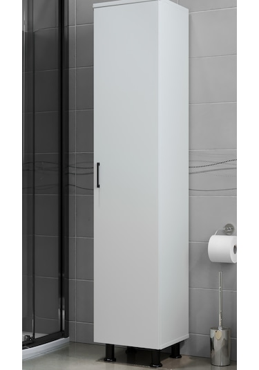 Rare Çok Amaçlı Banyo Dolabı 5 Bölmeli Beyaz