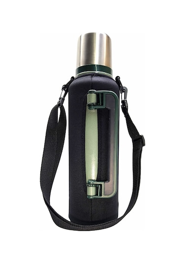 Stanley Neopren Klasik Termos Kılıfı ve Omuz Askısı 1.9 L Siyah