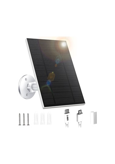 Wezone "3.3w Güneş Panelli Şarj Cihazı - 4000mah Batarya, Ip65 Su Geçirmez, 360 Ayarlanabilir"