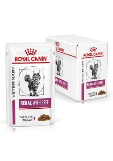 Royal Canin Renal Beef Yaş Kedi Maması 12 x 85 G