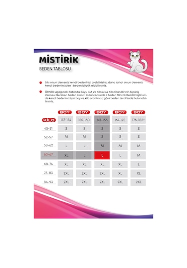 Mistirik Kadın 3 Bölge Etkili Paçalı Korse Ten Rengi