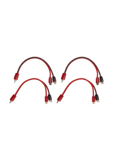 Rekabet Serisi Elektromanyetik Korumalı Rca Adaptörleri, Kompakt Alanlarda Optimum Performans İçin Çift Korumalı Ultra Esnek Teknoloji 4'lü Paket