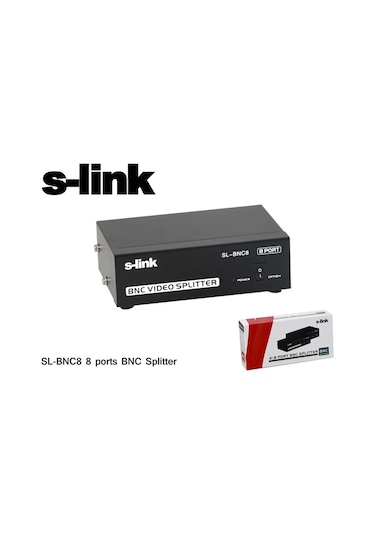 S-Link Sl-BNC8 8 Port  BNC Splitter